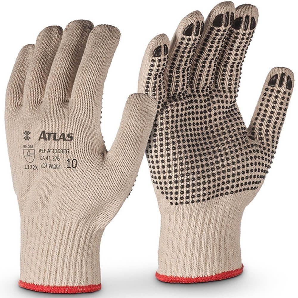 Luva De Algodão Pigmentada Grande - At1303g - Pincéis Atlas - 1