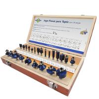 Jogo De Fresas Para Tupia Com 24 Peças - 7895 - Brasfort - 1