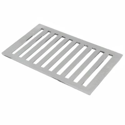 Grelha De Alumínio Reta Polida 18,5x30cm - Gr18,530p - Lgmais