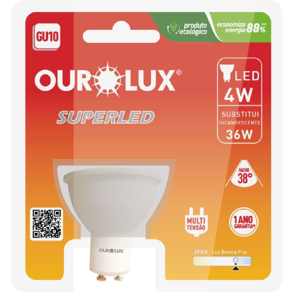 Lâmpada Superled Gu10 4 Watts Bivolt 6500k - 20072 - Ourolux Lâmpada Superled Gu10 4w Bivolts 6500k - 20072 - Ourolux - 2
