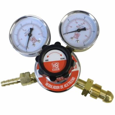 Regulador De Pressão Acetileno - 110183 - V8 Brasil