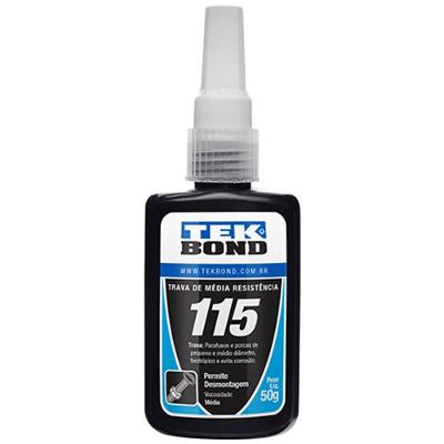 Trava Parafuso Bmt115 Azul 50 Gramas - 10111004300 - Tekbond Trava Parafuso Bmt115 Azul 50gr Tekbon