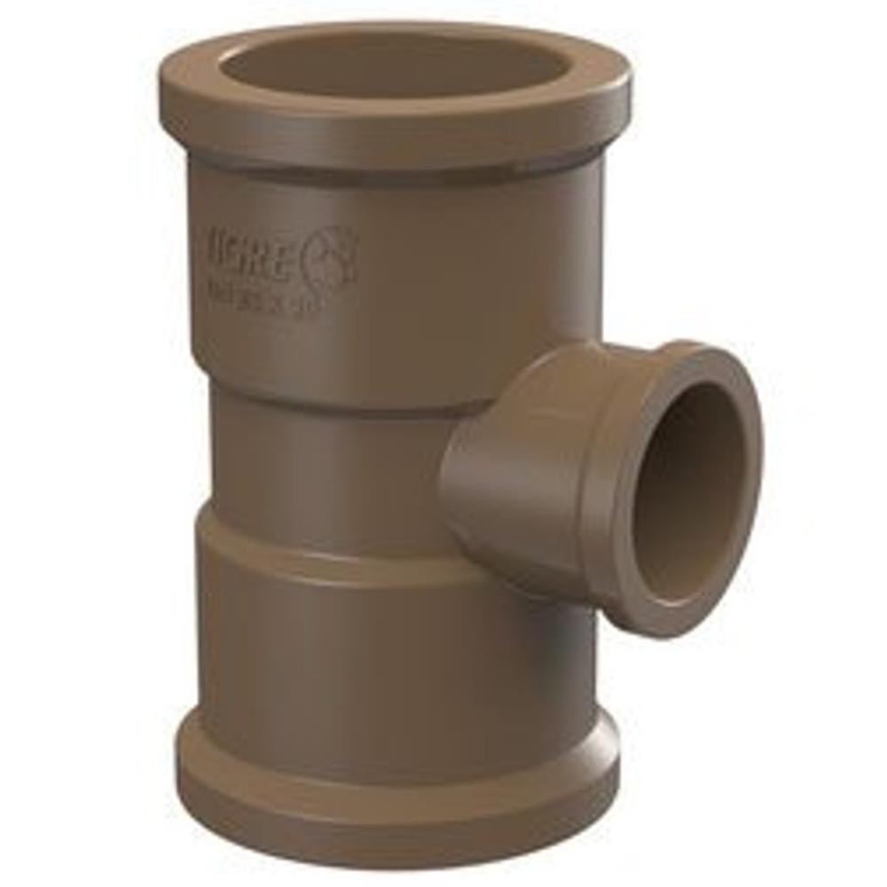 Tê De Redução 90º Graus Soldável 40x32mm - 22216830 - Tigre Te Red.90graus Sold. 40x32mm Tigre 22216830 - 1