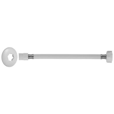 Engate Flexivel Pvc Branco Para água 1-2x0,30cm - 251929-41 - Blukit Engate Flex.pvc Br P-agua Mxf 1-2x0,30cm