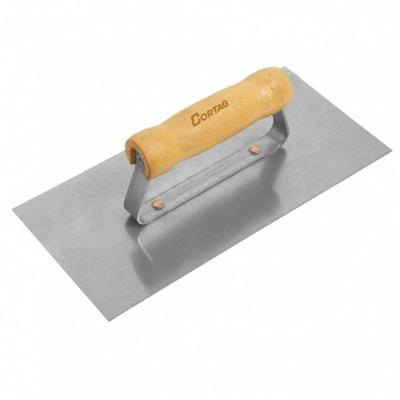 Desempenadeira De Aço Lisa 12x25,6cm - 60701 - Cortag Desemp.aco Lisa 12x25,6cm 60701 Cortag