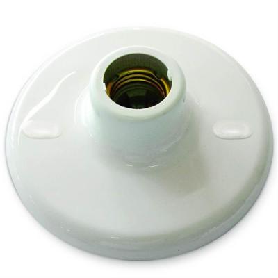 Plafon Plástico Branco Com Borne - 8011 - Germer Plafon Plastico Branco C-borne Germer 8011.