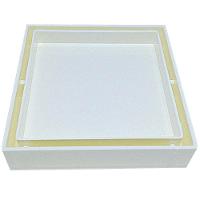 Ralo Invisível 13x13cm Branco - P&l Ralo Invisivel 130x130mm Branco P&l - 1