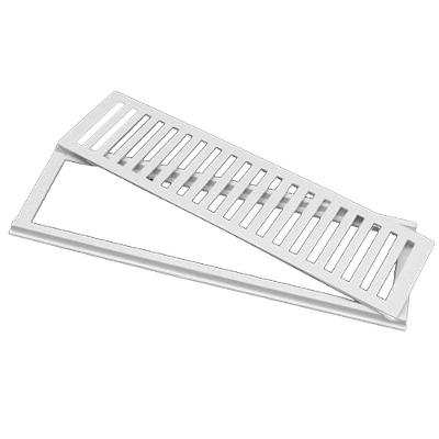 Conjunto Grelha De Aluminio 15x100 Branca - Cj15x100br - Lgmais Cj Grelha De Aluminio 15x100 Branca Lgma