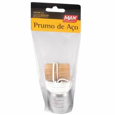 Prumo De Aço Parede 500g - 81555 - Max Prumo De Parede Aco 500g