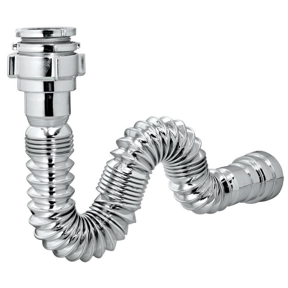 Sifão Sanfonado Universal Cromado - Ssum2 - Astra Sifao Sanfonado Universal Cromado Astra Ssum2 - 1