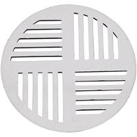 Grelha De Alumínio Redonda - Gral8 - Astra Grelha Redonda 15cm Aluminio Astra Gral 8-as-gral8 - 1