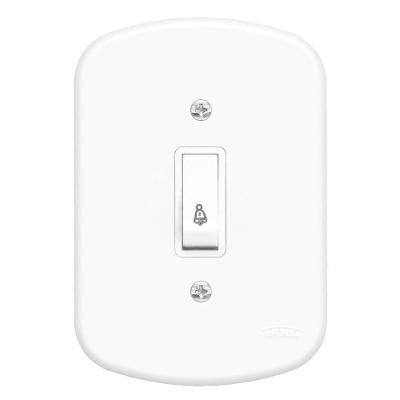 Pulsador Campainha 10a 250 Volts Blanc - 0601 - Fame Pulsador Campainha 1tecla Placa 4x2 Fame 601...