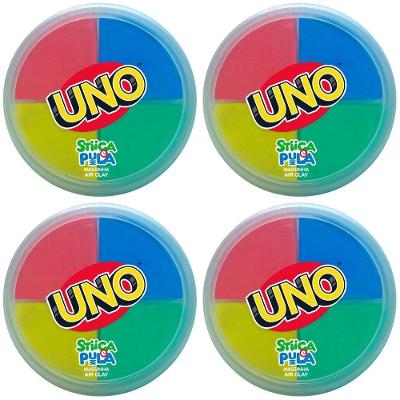 4x Stiica E Pula Massinha Air Clay 20g Uno - Doce Brinquedo