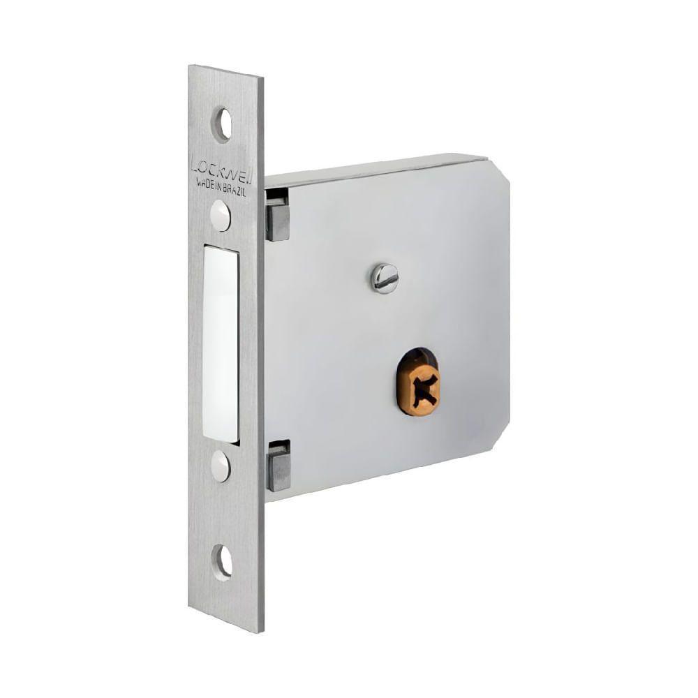 Super Trava 40mm Inox Escovado Quadrichave - 9149 - Lockwell - 1