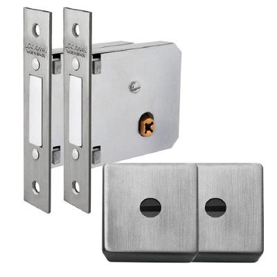 Super Trava 40mm Inox Escovado Dose Dupla - 9149-2 - Lockwell