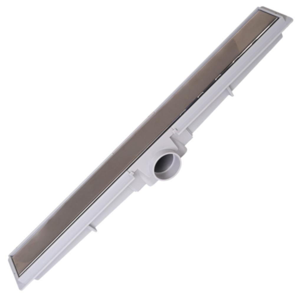 Ralo Linear Com Grelha Em Inox Luxo 5cm X 1 Metro - 1447 - Estrela Ralo Linear Luxo 5x100cm C-grelha Inox - 1