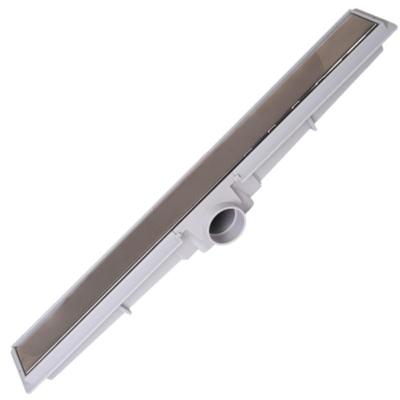 Ralo Linear Com Grelha Em Inox Luxo 5cm X 1 Metro - 1447 - Estrela Ralo Linear Luxo 5x100cm C-grelha Inox
