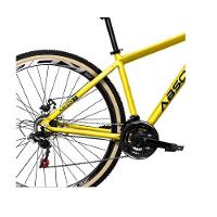Bicicleta Aro 29 Absolute Nero 5 Câmbio Shimano 24v Acera K7 Garfo Trava Freio A Disco Pneu C/faixa - Amarelo Tam.21