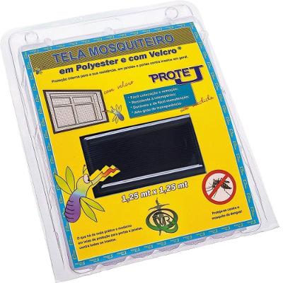 Tela Mosquiteiro Preta Com Velcro 1,25 X 1,25 Metros - 400-prot.p - Victoria Reggia