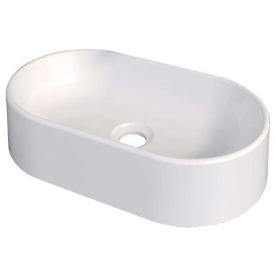 Cuba De Apoio Para Banheiro Em Mármore Sintético Nimbus Branco - Cozimax Cuba Sintetica Nimbus Branca