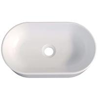 Cuba De Apoio Para Banheiro Em Mármore Sintético Nimbus Branco - Cozimax Cuba Sintetica Nimbus Branca - 2