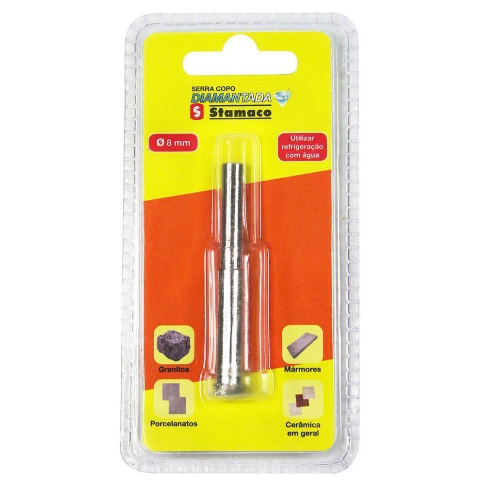 Serra Copo Diamantada 8mm - 1768 - Stamaco Serra Copo Diamantada 8mm Stamaco 176.8 - 1