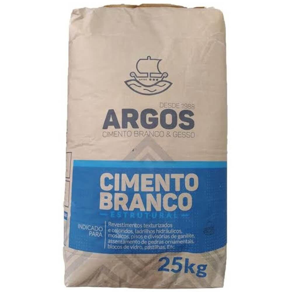 Cimento Branco Estrutural 25 Kilos - 001 - Argos Cimento Branco Estrutural 25kg - 001 - Argos - 1