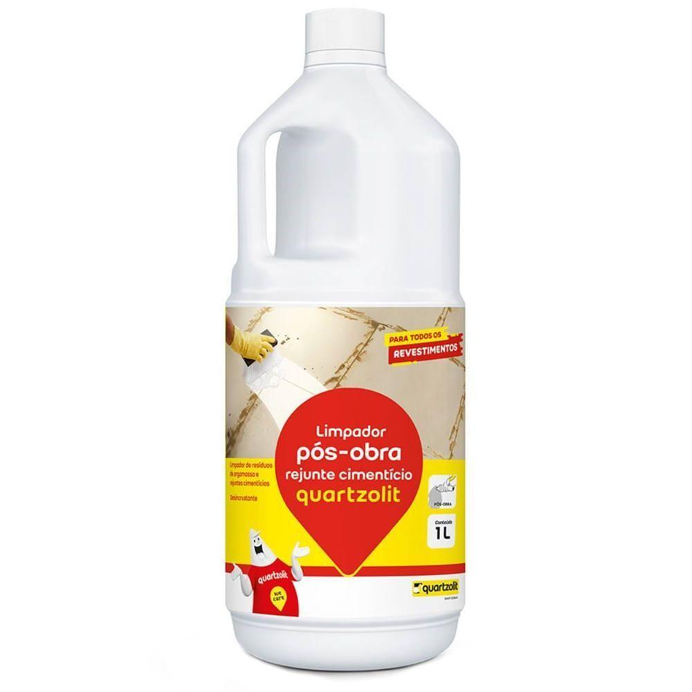 Limpador Pós-obra Rejunte Cimentício 1 Litro - 0086.99999.0001cx - Quartzolit - 1