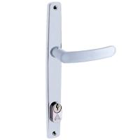 Fechadura Perfil Estreito Branco F2400a - 070601 - Alianca Fech. Perfil Estr-ext. F2400a Branco 070601 - Alianca - 1