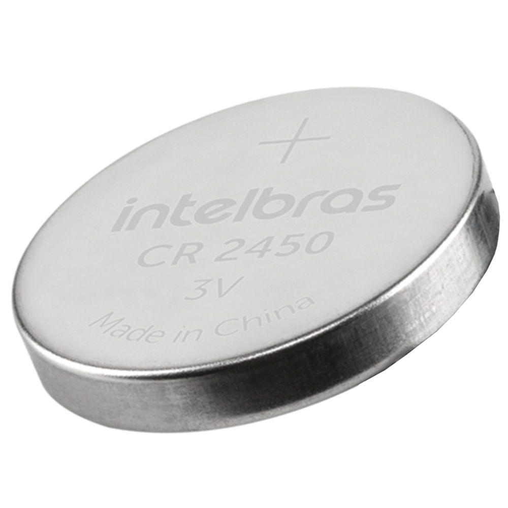 Bateria Não Recarregável De Lítio Tipo Botão 3 Volts Cr2450 500mah 24 X 5 Mm - 4860003 - Intelbras - 2
