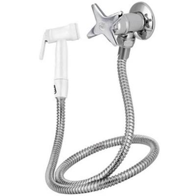 Ducha Higiênica Cromada Com Gatilho De Plástico 1-4 De Volta - Vab023cwb - Esteves