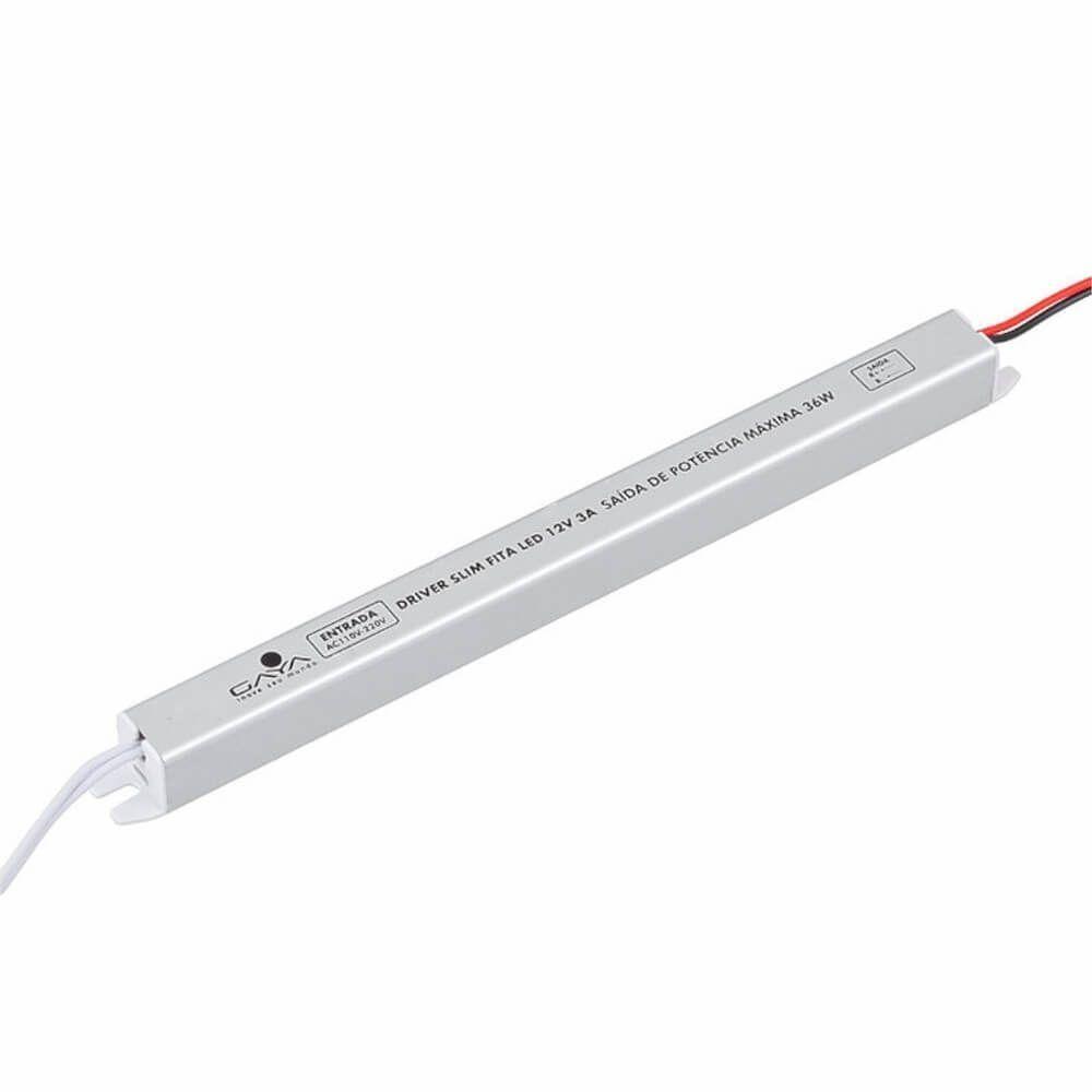 Driver Slim Para Fita Led 3 Ampères - 9365 - Gaya - 1
