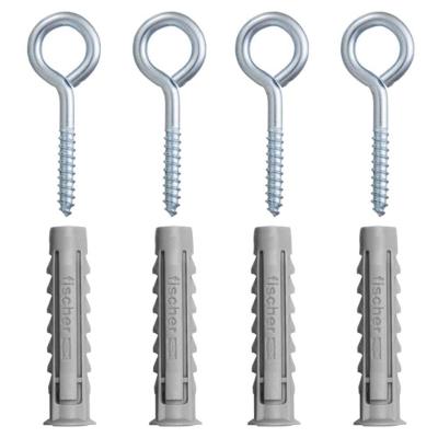 Cartela Com Buchas De Nylon Sx 6x30mm E Pitão Com 4 Peças - 600219 - Fischer