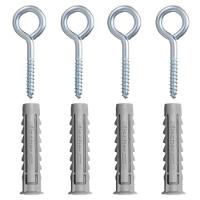 Cartela Com Buchas De Nylon Sx 6x30mm E Pitão Com 4 Peças - 600219 - Fischer - 1