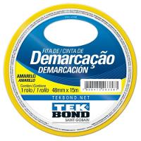 Fita De Demarcação Amarela 48mm X 15 Metros - 21241048200 - Tekbond - 1