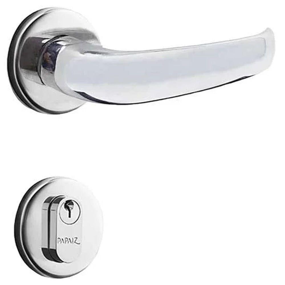 Fechadura Externa Mz 920 Standard Cromado - 03920a3cr - Papaiz - 1