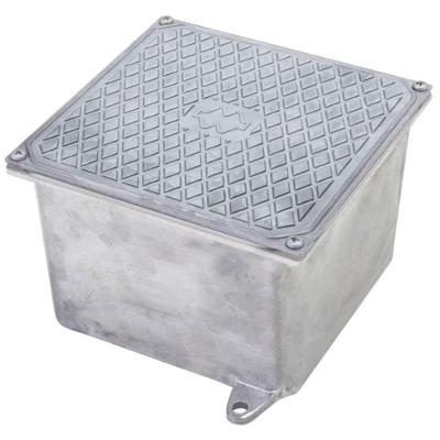 Caixa De Passagem 2020-10 Sem Pintura E Sem Chassi Com Tampa Reversível - E007010036 - Wetzel