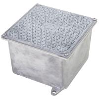 Caixa De Passagem 2020-10 Sem Pintura E Sem Chassi Com Tampa Reversível - E007010036 - Wetzel - 1