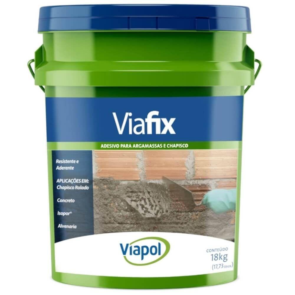 Adesivo Para Argamassas E Chapisco 18 Kilos Viafix - V0210799 - Viapol Viafix 18 Kg - Vo210799 - Viapol - 1
