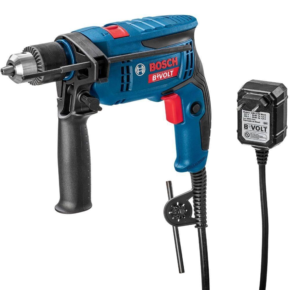 Furadeira De Impacto Gsb 13 Reversível Bivolt - 06012b80z0-000 - Bosch Furadeira De Impacto Gsb 13 Re Bivolt - 1