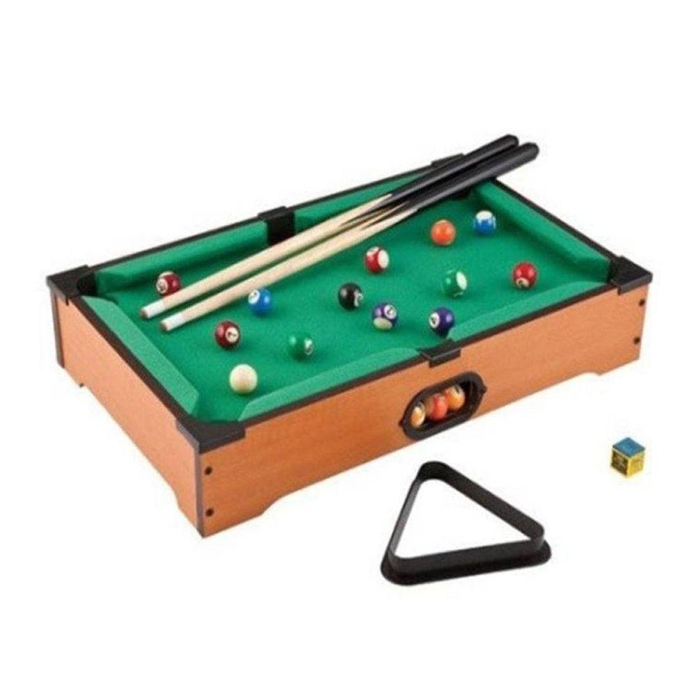 Mesa De Sinuca Mini Bilhar Snooker Portátil Jogo Brinquedo - 5