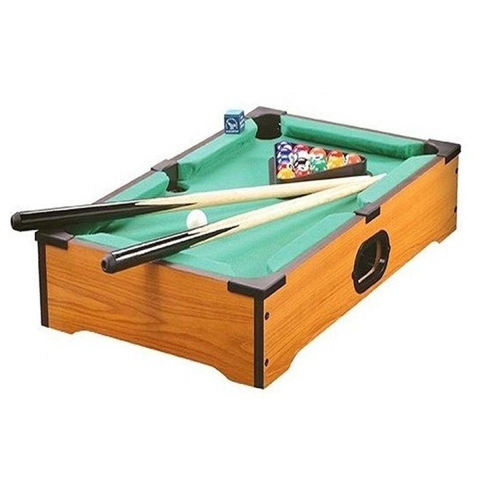 Mesa De Sinuca Mini Bilhar Snooker Portátil Jogo Brinquedo - 7