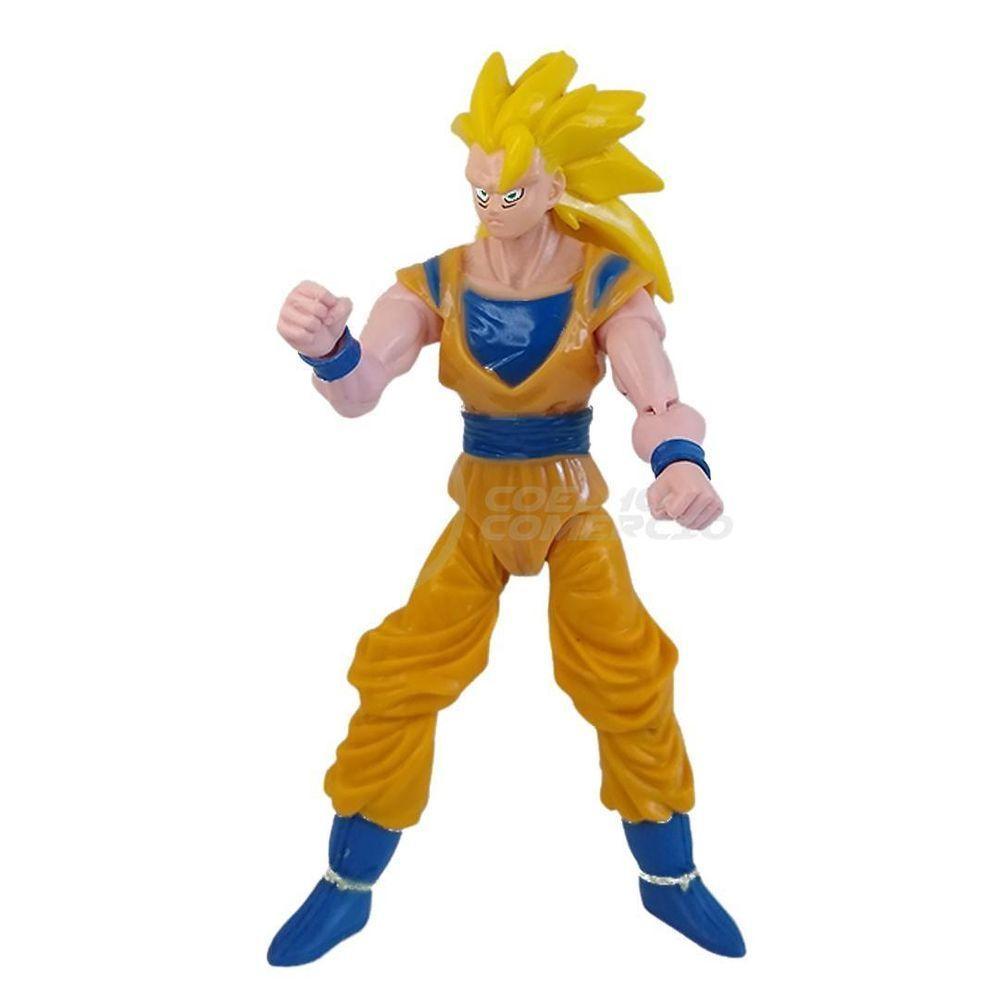 Boneco Articulado 14cm Action Figure Goku Ssj Dragon Ball Z - 1