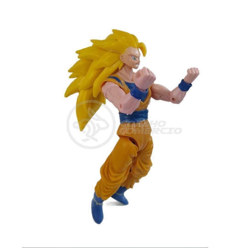 Boneco Articulado 14cm Action Figure Goku Ssj Dragon Ball Z - 6