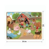 Puzzle Fazendinha Em Mdf 30 Peças - Nig - 3