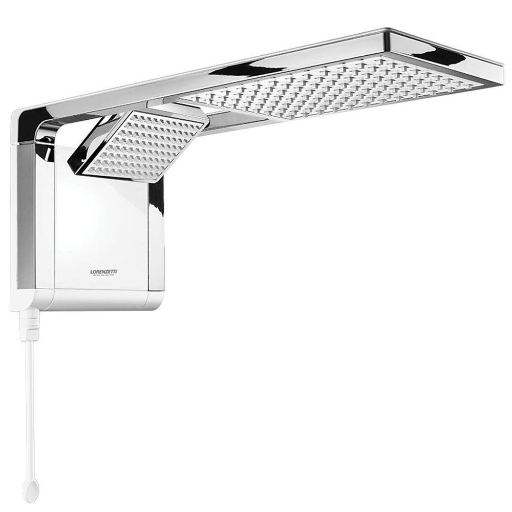 Chuveiro Acqua Duo Branco 127v 5500w Cromado - 7510103 - Lorenzetti Chuveiro Acqua Duo Bco 127v 5500w Crom. 7510103 - 1