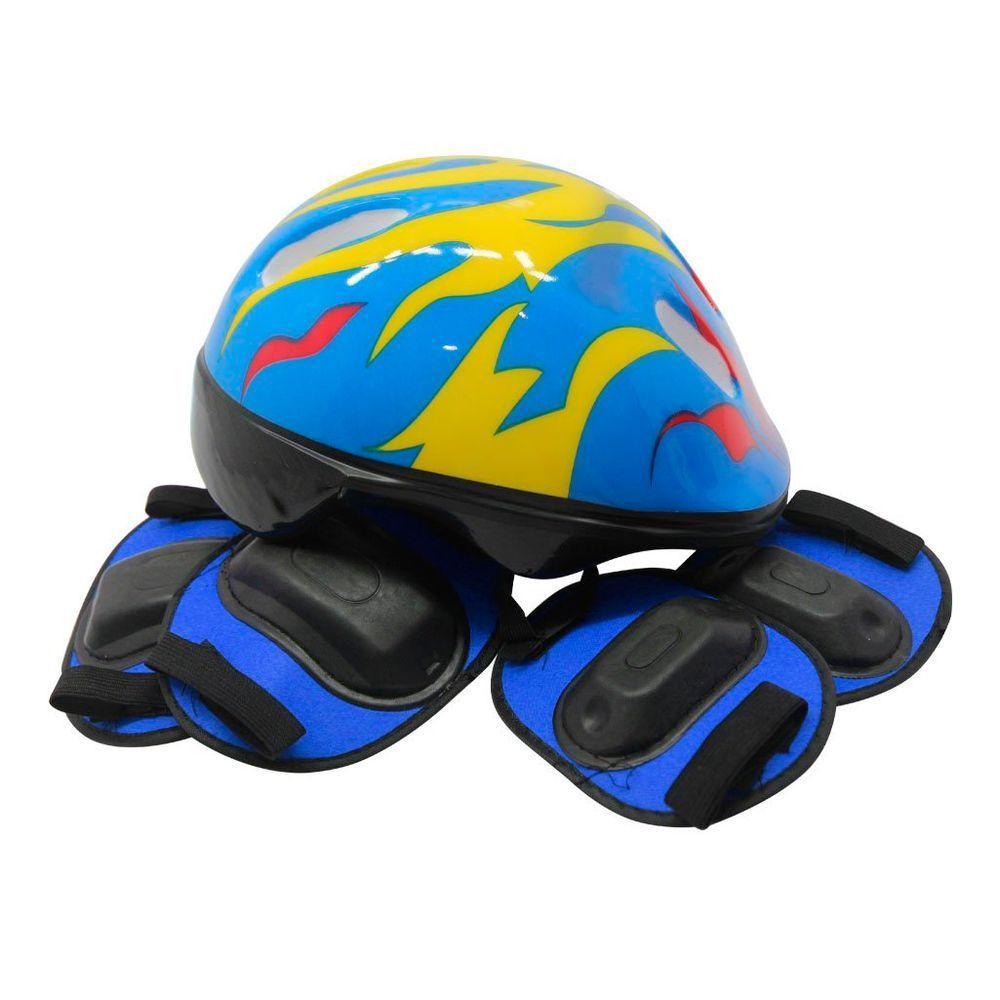 Skate Infantil Estampado Grafite Kit Equipamentos De Proteção - 2