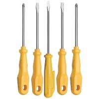 Jogo De Chaves De Fenda E Philips Amarelo Com 6 Peças - 41516506 - Tramontina Jogo De Chaves De Fenda 06pcs Tramontina - 1