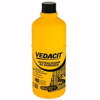 Neutralizador De Ferrugem 500ml - 147829 - Vedacit Neutralizador E Ferrugem 500ml - 121798 - Vedacit