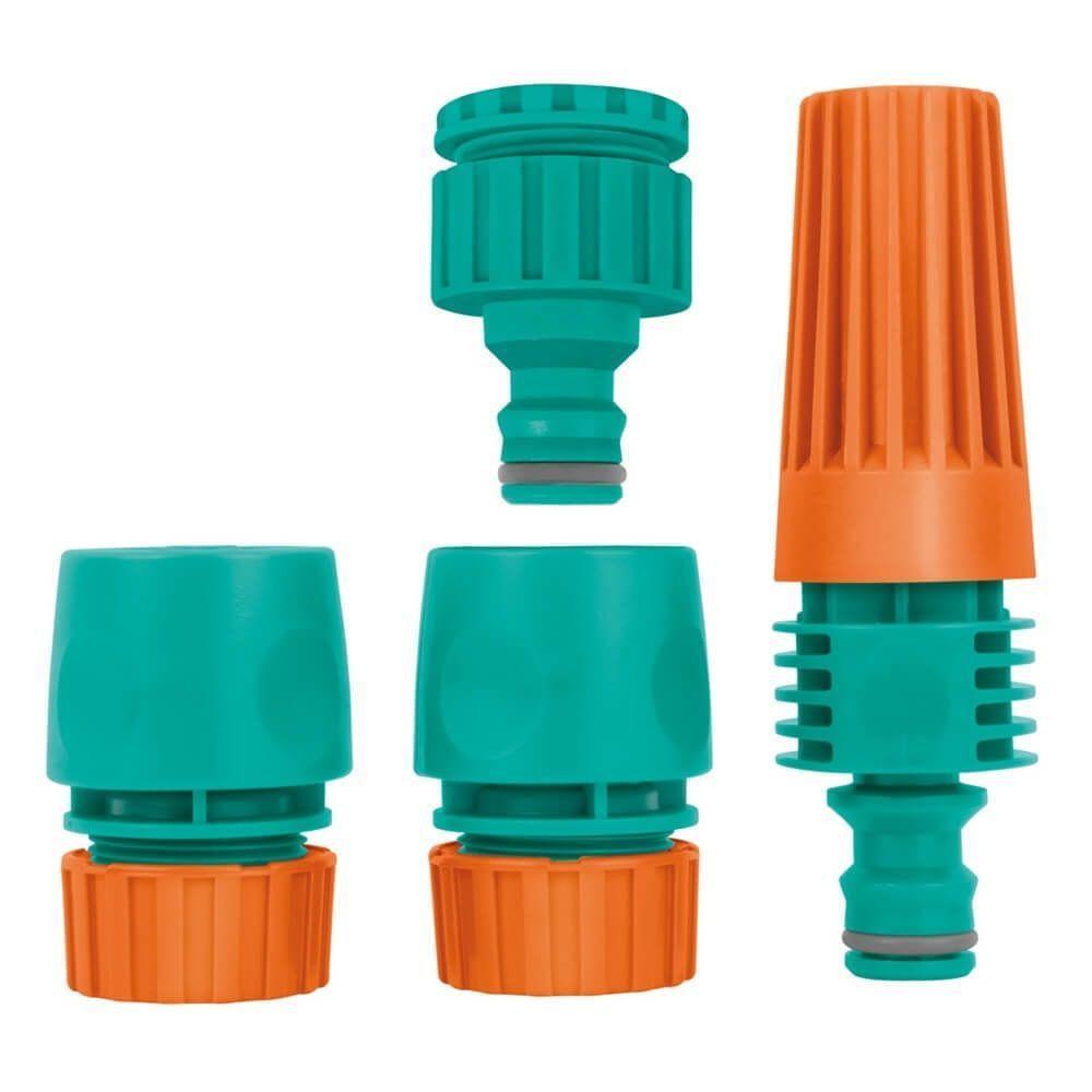 Conjunto Com 4 Peças De Engates Rápidos E Esguicho - 78580610 - Tramontina Conjunto P-irrigacao Em Cartela Tramontina - 1